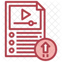 Video File Upload  Icon