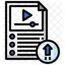 Video File Upload  Icon