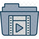 Video Folder Footage Video Icon