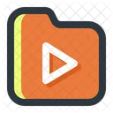 Video Folder Video Camera Icon