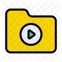 Folder Directory Video Icon