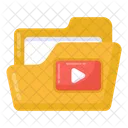 Video File Video Folder Video Archive Icon