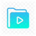 Video Folder Storage Icon