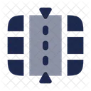 Video Frame Cut Music Sound Icon