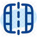 Video Frame Cut Icon