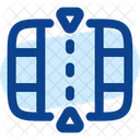 Video Frame Cut Icon
