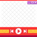 Video Fram Play Icon