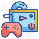 Console Gamer Leisure Electronic Play Icon