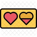 Video Game Life Heart Game Over Heart Video Game Heart Icon