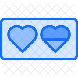 Video Game Life Heart  Icon