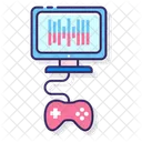 Video Game Music Audio Game Icon