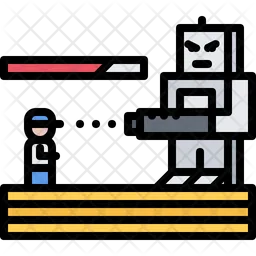 Video Game Robot  Icon