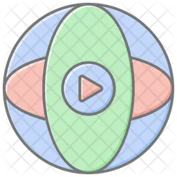 Vídeo global  Ícone