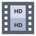 Vídeo de alta definición  Icono
