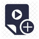 Video hinzufügen  Symbol