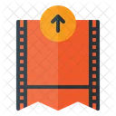 Video hochladen  Symbol