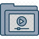 Video Folder Document Icon