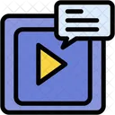 Video Play Button Social Media Icon