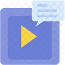 Video Play Button Social Media Icon
