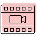 Video Color Shadow Thinline Icon Icône