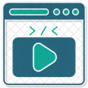 Video Web Design Multimedia Icon