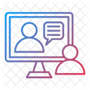 Video Call Network Protection Online Chat アイコン