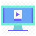 Vidoe Learning Video Learning Study Video Icon