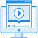 Video Tutorial Video Learning Video Lesson Icon