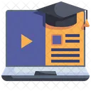 Video Learning Video Lesson Video Tutorial Icon