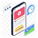 Video Streaming Video Learning Mobile Video Icon