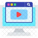 Videotutorial Educacion Aprendizaje Online Icono