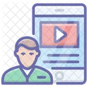 Video Lecture Video Learning Video Tutorials Icon