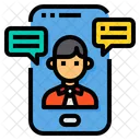 Smartphone Video Lecture Online Icon