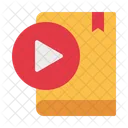 Video Lecture Play Book Icon