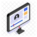 Video Unterricht E Learning Icon