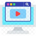 Video Tutorial Education Online Learning Icon
