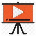 Video Tutorial Education Online Learning Icon