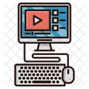 Video Lessons Education Icon