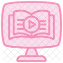 Video Lessons Duotone Line Icon Icon