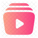 Video Library Video Files Video Collection Icon