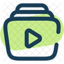 Video Library Video Files Video Collection Icon