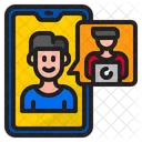 Trabajar Desde Casa Trabajar Llamar Icono
