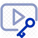 Video Lock Security Privacy Icon