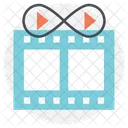 Video Loops Clips Icon