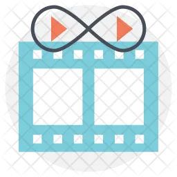 Video Loops  Icon