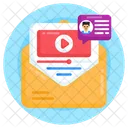 Video Message Video Mail Video Chat Icon