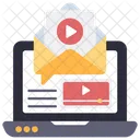 Video Mail Video Email Online Mail Icon