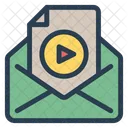 Video Mail Open Icon