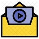 Video Envelope Message Icon
