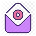 Video Mail Video Message Email Icon